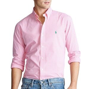 Ralph Lauren Pink Gingham Shirt, EUC